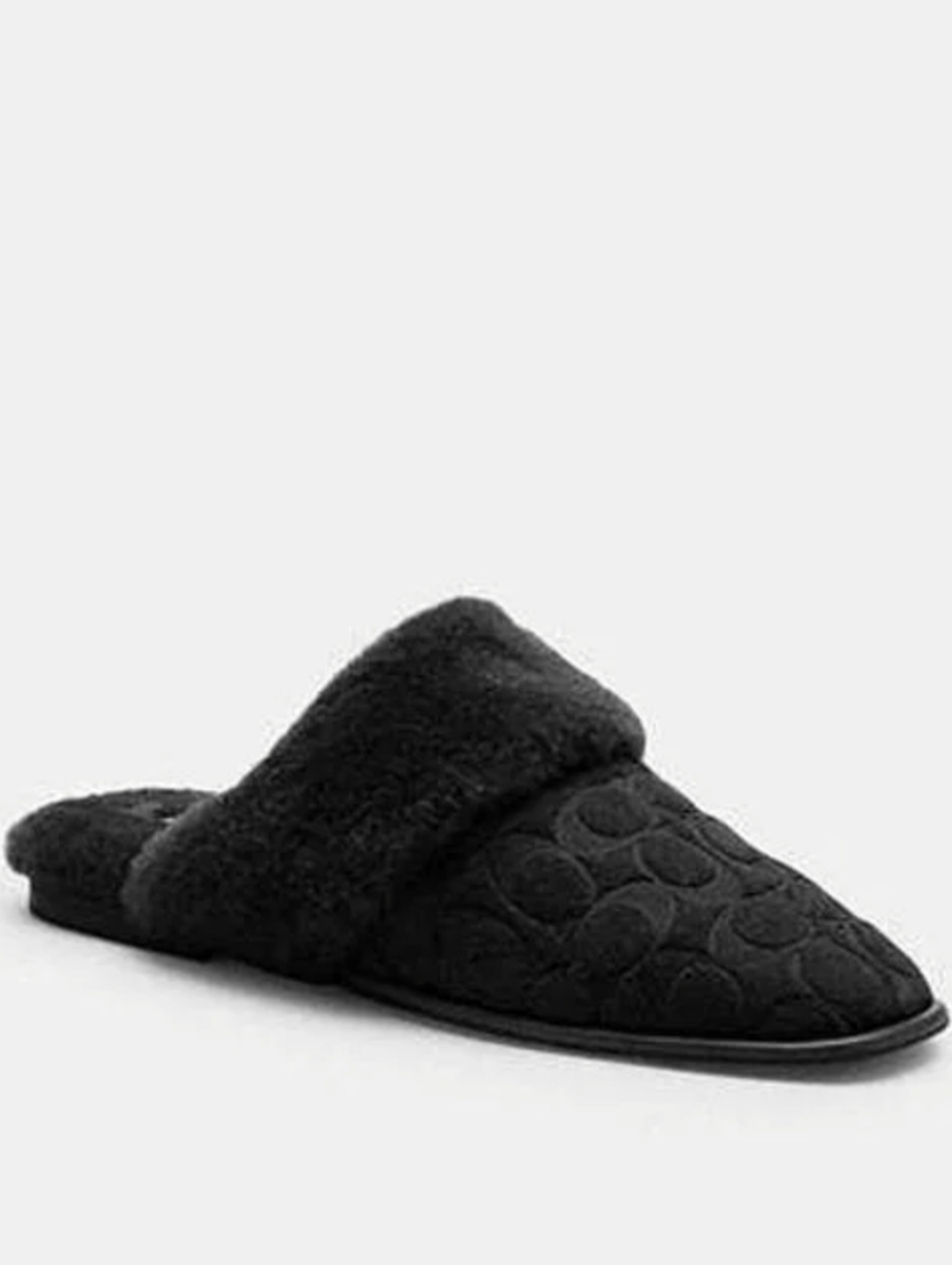 COACH SIGNATURE SHERPA MULES